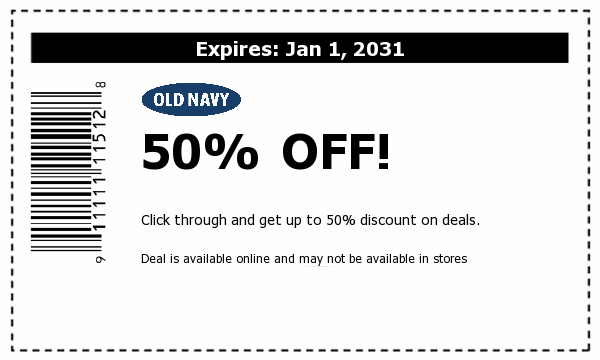 Old Navy Coupons: Save 18 w 2015 Promo Codes  Coupon Codes