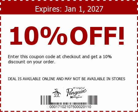 Original Penguin Promo Code