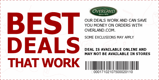 Overland.com Coupons