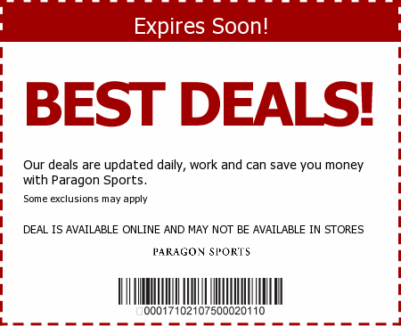 Paragon Sports Promo Code