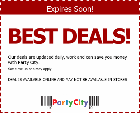 Party City Coupons Codes