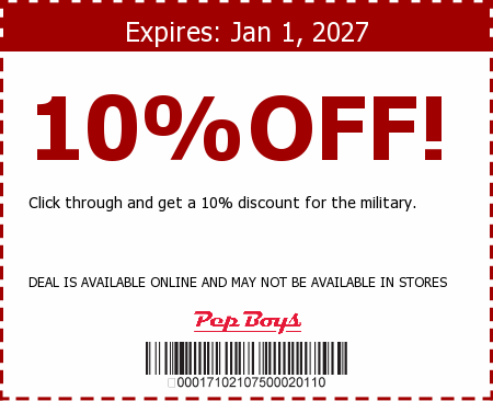 Pep Boys Promo Code