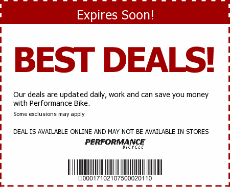 Performance Bike Promo Code