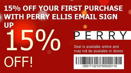 Perry Ellis Coupon Code