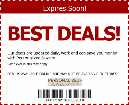 Personalized Jewelry Promo Code