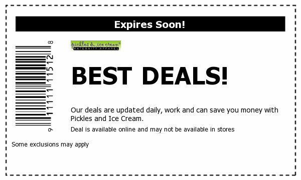 Pickles and Ice Cream Deals