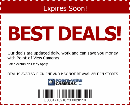 Point of View Cameras Promo Code