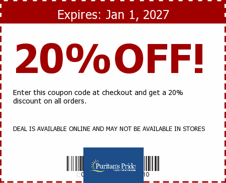 Puritans Pride Promo Code