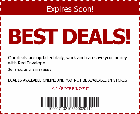 Red Envelope Promo Code