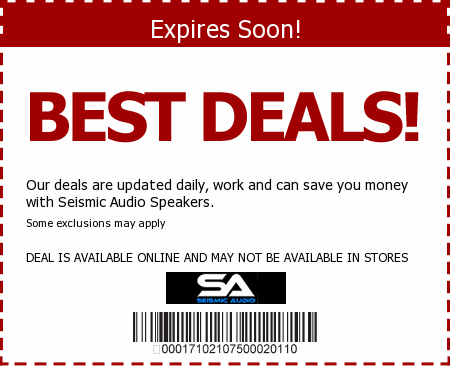 Seismic Audio Promo Code