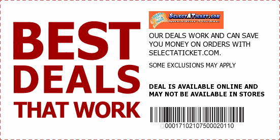 SelectATicket.com Coupons