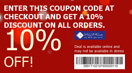 Shelving.com Coupon Code