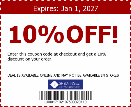 Shelving.com Promo Code