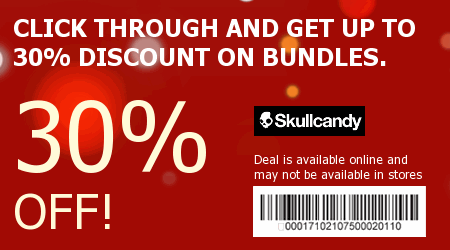 SkullCandy Coupon Code