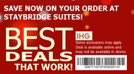 Staybridge Suites Coupon Code