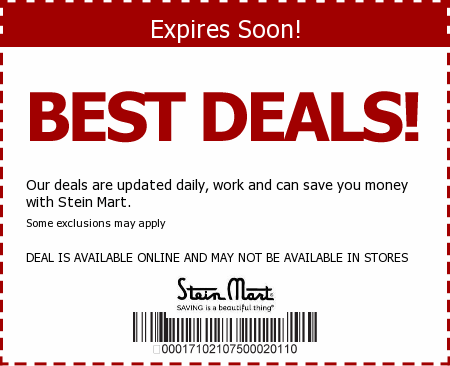 Stein Mart Promo Code