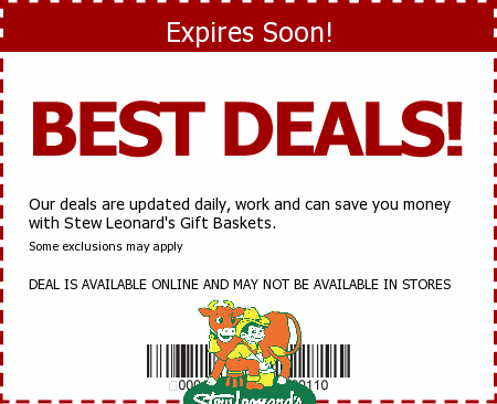 Stew Leonards Promo Code