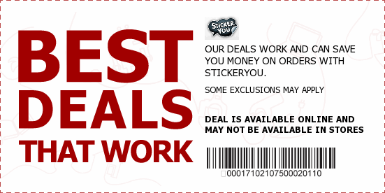 StickerYou Coupons