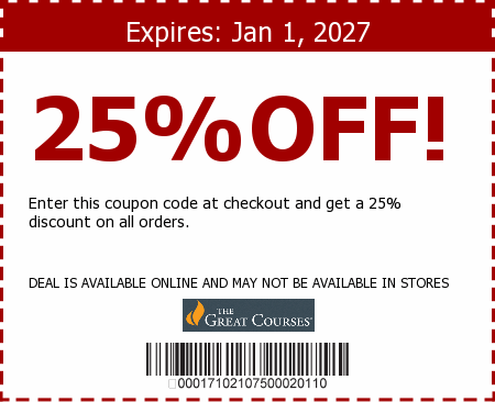 The Great Courses Promo Code