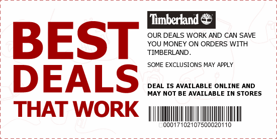 Timberland Coupons