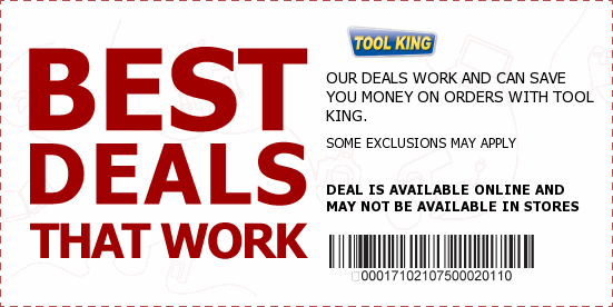Tool King Coupons