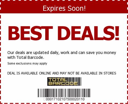 Total Barcode Promo Code