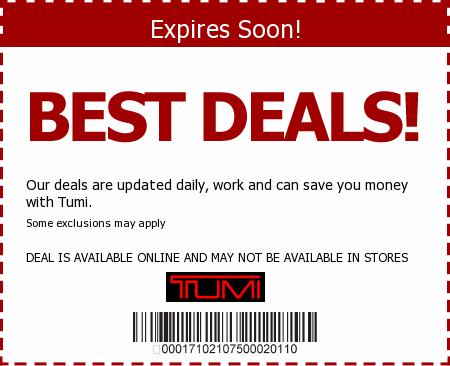 Tumi Promo Code