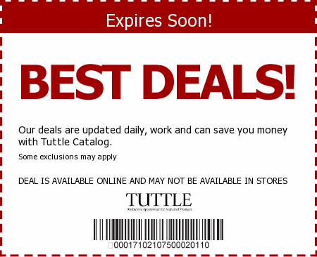 Tuttle Catalog Promo Code