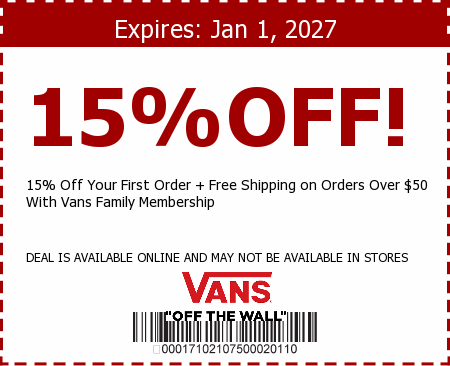 Vans Promo Code
