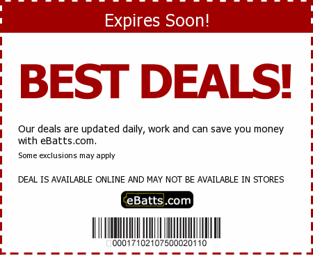 eBatts Promo Code