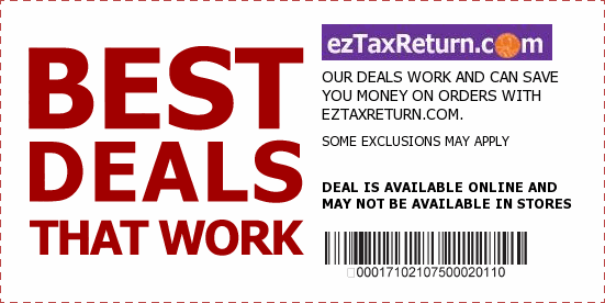 ezTaxReturn.com Coupons