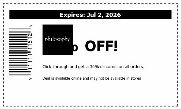 philosophy Deals